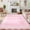 Pink, variant on JoanKaren 8'x10' Modern Area Rugs,Indoor Scalloped Washable Abstract Rugs,Non-Slip Soft Carpet Accent for Living Room Bedroom Dining Room Office,Pink