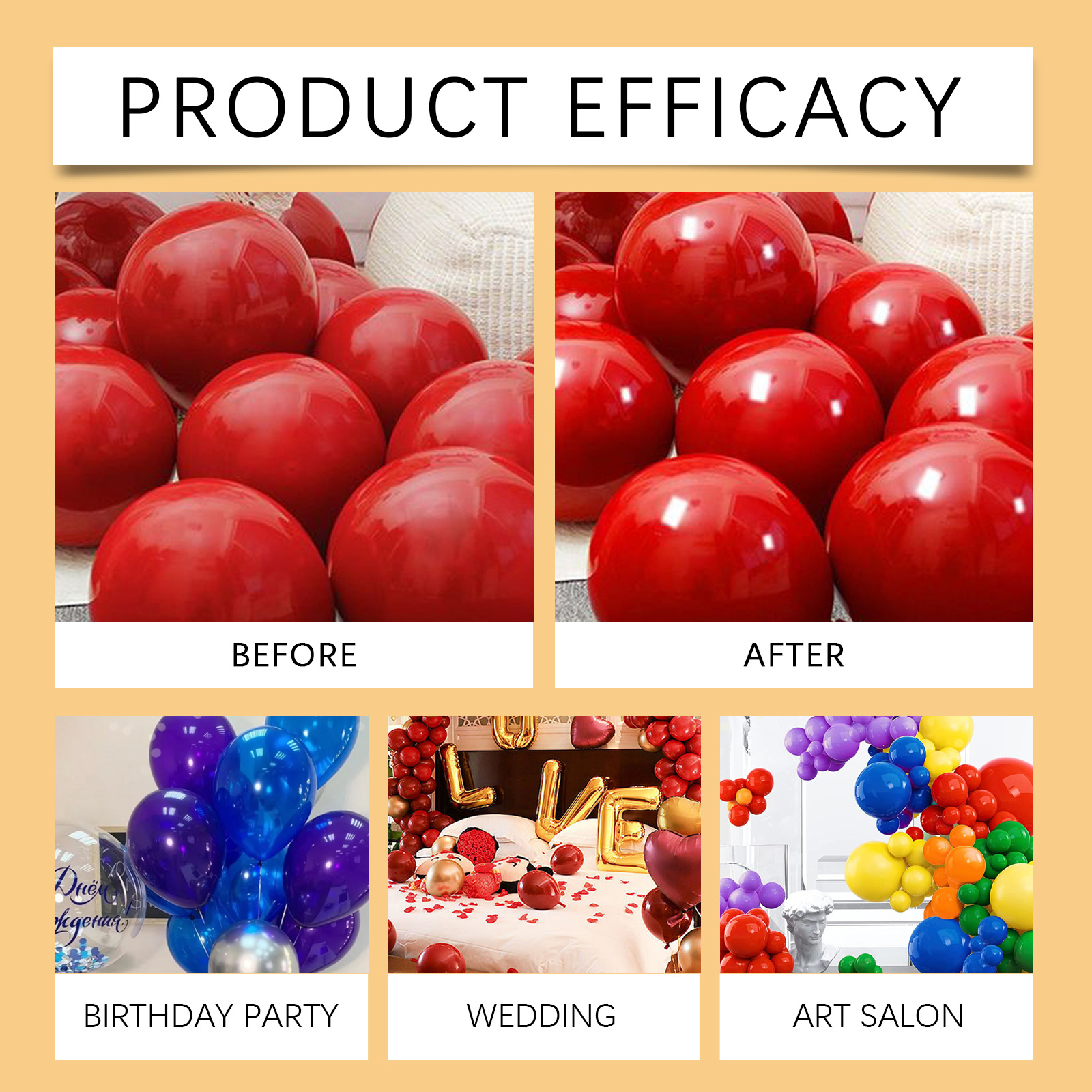 Alvantor Balloon Treatment for Helium Latex Balloons with Added Shine and Extended Float Time, 3.38 fl. oz.
