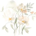 thumbnail image 3 of Goldberger, Jennifer 12x12 Black Modern Framed Museum Art Print Titled - Whispering Petals I, 3 of 5