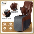thumbnail image 3 of Timeles Waterproof Velvet Recliner Console Seat Covers without Backrest (Gray, Console Cover Only), 3 of 5