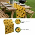 thumbnail image 5 of Turmeric Halloween Table Runner - 48 Inch Long, Kitchen Dining Table Runner Dresser Scarves, Flying Witch Bats Moon Farmhouse Decor for Coffee Tables Wedding Party Banquet, 5 of 8