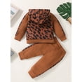 thumbnail image 2 of Bmnmsl Baby Sets Leopard Long Sleeve Pullover Shirt Casual Pants, 2 of 6