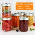 thumbnail image 7 of Wide Mouth Mason Jars 16 oz with Airtight Lids and Bands, 6 Pack Canning Jars, Clear Glass Pint Jars for Canning, Fermenting, Pickling, Meal Prep, Overnight Oats$$Home Decor, Kitchen, & Other, 7 of 7