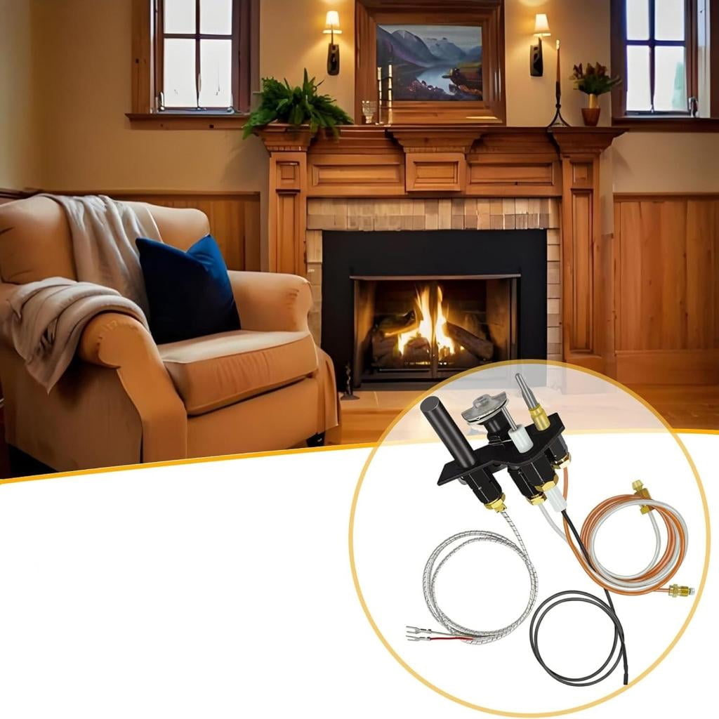 Water Heater Replacement Parts with Thermocouple and Tubing Water Heater Electrode for Various Water Heater Models