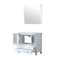 thumbnail image 4 of Lexora Home Volez 36" Single Vanity with Integrated Sink and Mirror in White, 4 of 8