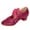 Hot Pink, variant on Women's Middle Heels Ladies Womens Mid Calf Riding Retro Women Dancing Prom Ballroom Latin High Heel Protectors for Walking on Grass Beach Wedges Shoes for Women Ballet Dance Shoes for