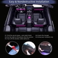 thumbnail image 2 of Luz De Neón Luz ambiental LED Lámpara decorativa para coche RGB Control remoto de música (usb-48) Sywqhk Accesorios para autos y motos, 2 of 8