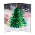 thumbnail image 2 of Árbol de Navidad Tarjeta de felicitación de papel Aniversario Cumpleaños Postal con sobre Invitaciones de fiesta Vacaciones Niños Baby Shower Verde Inevent HA009313-02B, 2 of 7