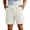 White, variant on EOYWHK Running Shorts Men with Pockets Elastic Waist Drawstring Jogging Shorts Men Soft Lightweight Breathable for Casual Lounge Home Active Army Green, Size L