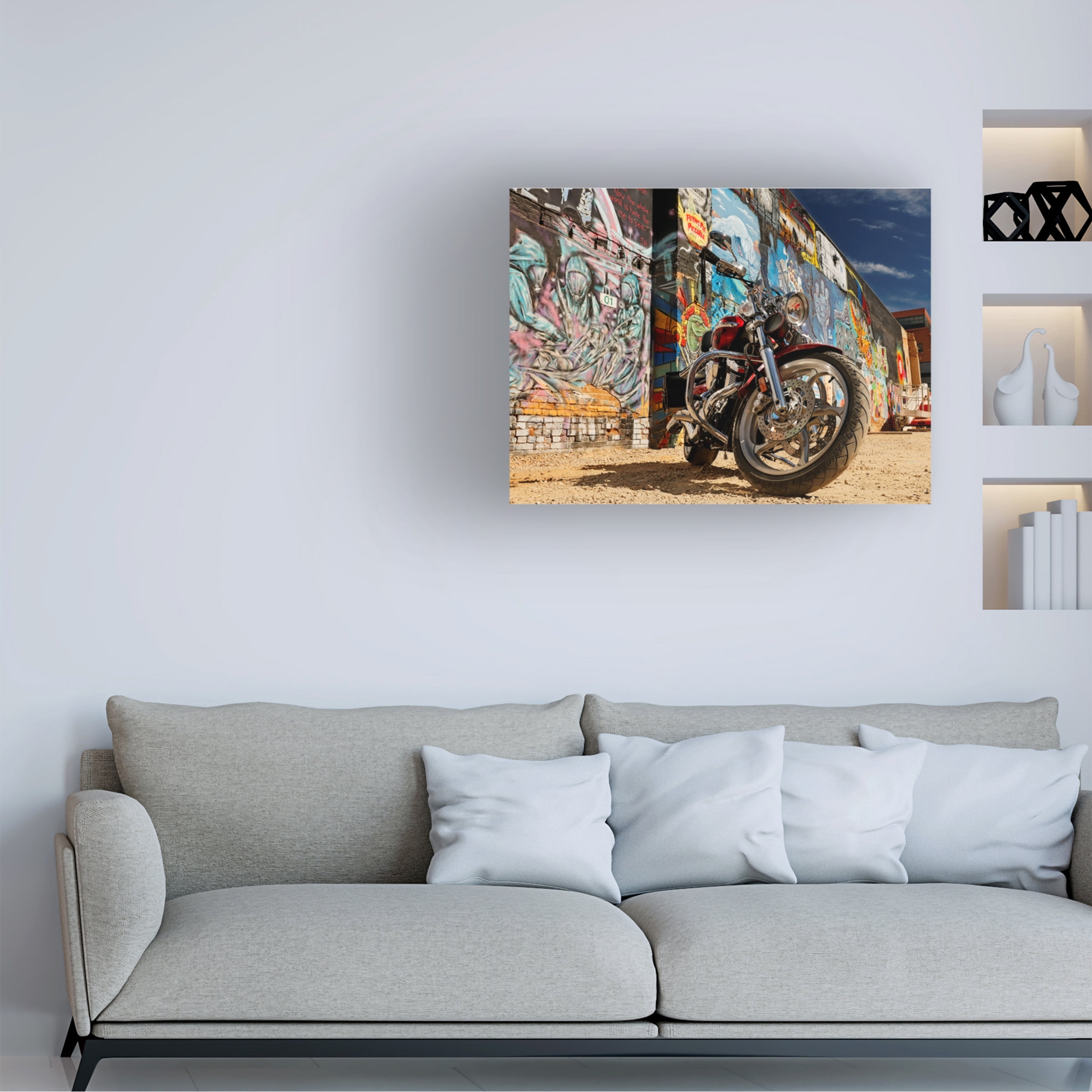 Trademark Fine Art 'Boise Freak Alley 1' Canvas Art by Mike Jones Photo