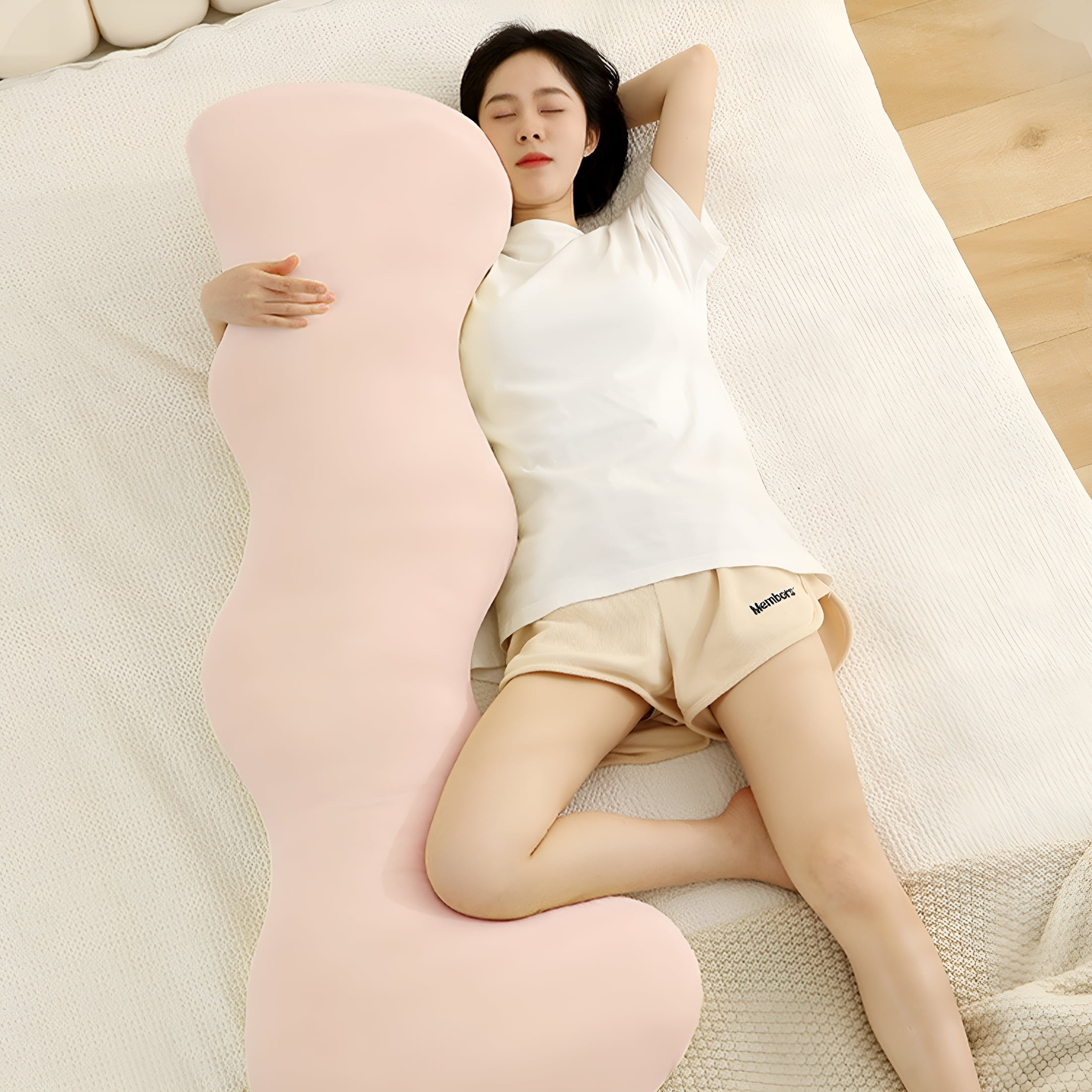 XIBUFE 2026 New Cool Body Pillow for Adults Extra Long Pillow for Bed Shredded Memory Foam Full Pillows