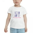 thumbnail image 2 of Hello World, I'm New Here Funny Toddler T-Shirts for Boys Girls (White, Youth M), 2 of 5