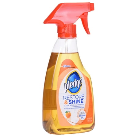 Pledge Restore & Shine with Orange Oil 16 Ounces. - Best Surface Care & Protection
