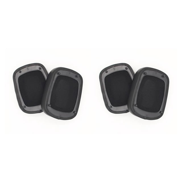 Injueey Headphones Rectangle Ear Pads Cushion Breathable Replacement Protective Earphones Repair Part for Tiamat 7.1 V2 Headset 2Conjunto