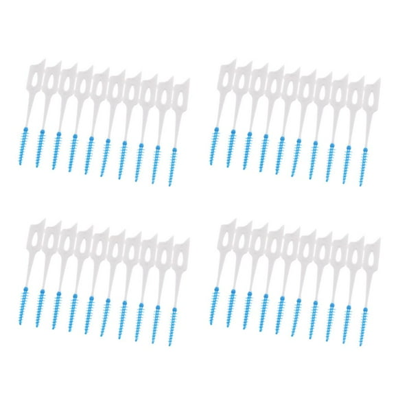40 Piezas Cepillos Interdentales Cepillos Cepillos para Espacios Interdentales 5 X 0,5 Cm Yinane Cepillo de limpieza de dientes