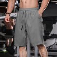 thumbnail image 1 of toraway Men Spring And Summer Casual All Solid Color Fashion Trousers Loose Beach Pants L, 1 of 3