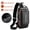 Brown, variant on Anti-theft Chest Bag for Men, PU Waterproof Sling Bag with Security Combination Lock, Black