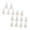 thumbnail image 3 of KLKCMS 15Pcs Craft Foam Cones Christmas Tree Project for Festival Table Centerpiece, 3 of 9
