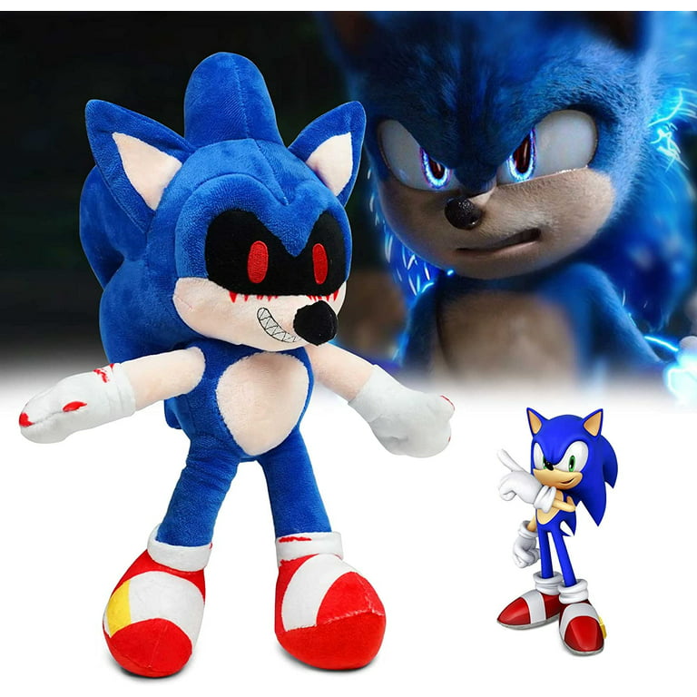 14.6 inch Blood Sonic.exe Plush Stuffed Toy Dark Sonic The