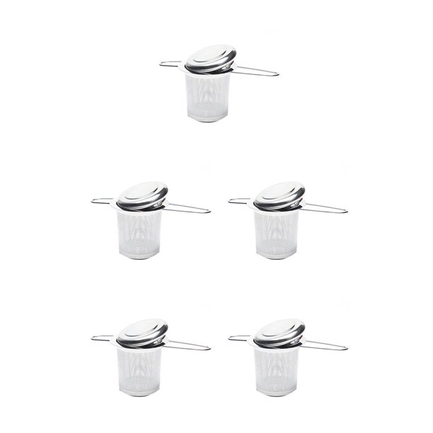Yuarrent Tea Infuser Dual Handle Reusable Washable Lid Strainer Foldable Replacement with Office Household Accessories Mug Type2 NO2