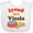 AA-White, variant on Inktastic Vizsla Loved by a (Dog Breed) Boys or Girls Baby Bib