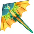 thumbnail image 1 of Kite Xida Dragon para niños de 4 a 8 años, adultos, fácil de volar, 1 of 7
