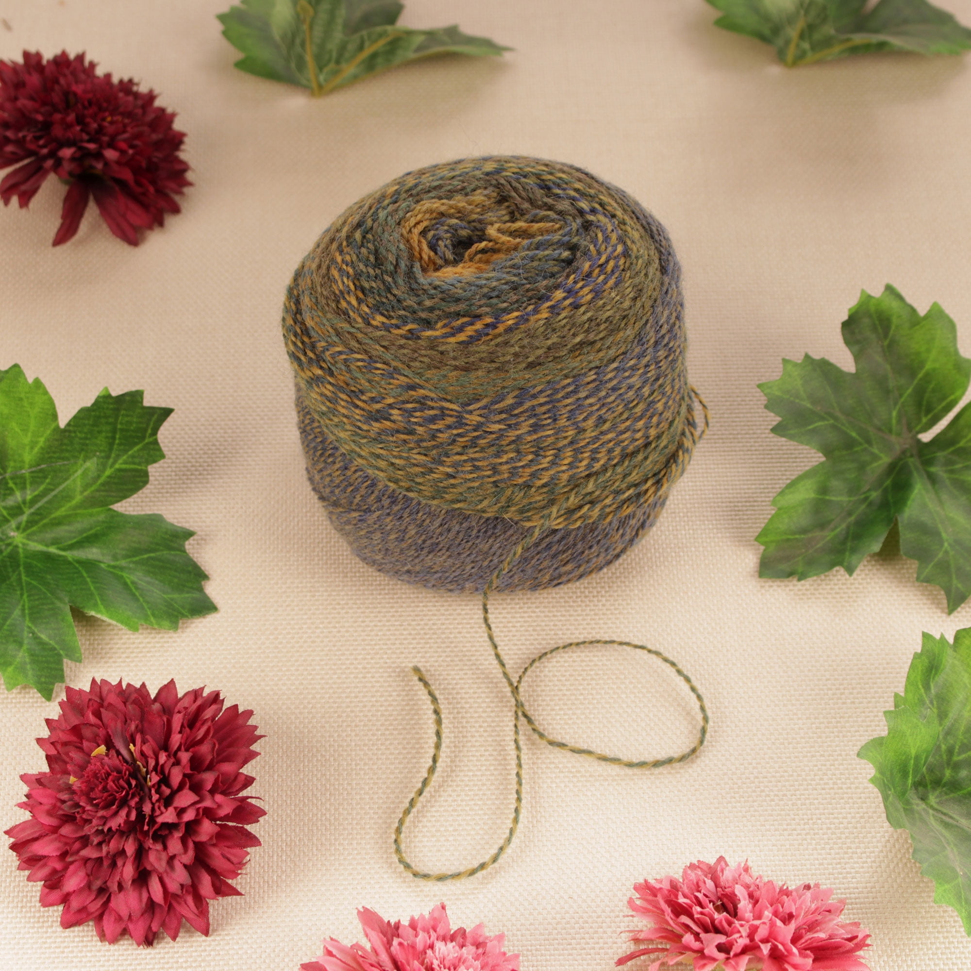 JubileeYarn Merino Carnival Yarn - Ombre Sport Weight Merino Wool - 100g/Cake - Gnaga - 4 Cakes