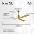 thumbnail image 7 of Matthews Fans - Nan XL - 3 Blade Ceiling Fan In Contemporary Style-10 Inches, 7 of 7