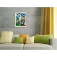 thumbnail image 4 of Blue Horse I (Blaues Pferd) - From an Original Color Painting by Franz Marc c.1911 - Fine Art Matte Paper Print (Unframed) 20x26in, 4 of 4