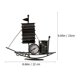 thumbnail image 2 of ADDHAT Sailboat Desktop Ornament De Metal Negro Para Y Organizador De Oficina, 2 of 8