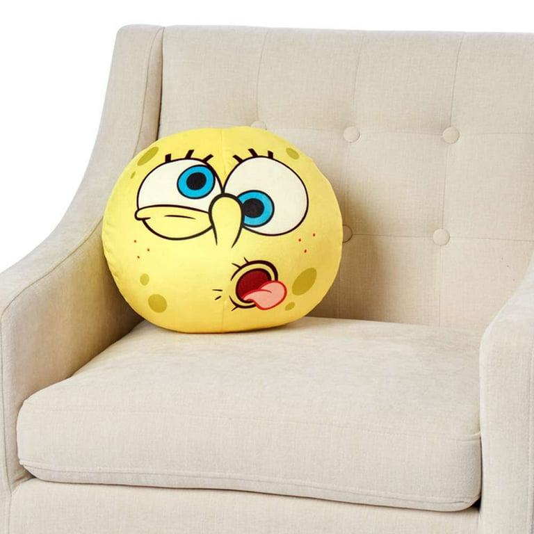 SpongeBob SquarePants Yellow Big Face Throw Pillow - 16 x 16