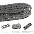 thumbnail image 4 of Uxcell 085-1/#41-1 Roller Chain 3 Feet 1/2" Pitch Carbon Steel Roller Chains with Free Master Connector Link, 72 Links, 4 of 6