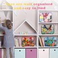 thumbnail image 7 of 9 Packs Toy Storage Bags with Labels, JUNCRAFT 11.8x8.7x3.9In Large PVC Reusable Clear Board Game Storage with Zipper, Travel Waterproof Organizer Bags for Building Blocks, Puzzle, Books, Stationery, 7 of 7