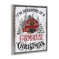 thumbnail image 3 of Stupell Industries Farmhouse Farmhouse Christmas Dreaming Gray Floating Frame Canvas Art, 25 x 31, by Creatif Belle, 3 of 8