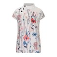 thumbnail image 4 of Birdeem Chemise Décontractée d'Été pour Femme, Ample, à Boutons, en Coton et Lin, Col Montant, 4 of 6