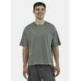 thumbnail image 4 of No Boundaries Boxy Cropped Tee, 2-Pack, Men's and Big Men's, 4 of 7
