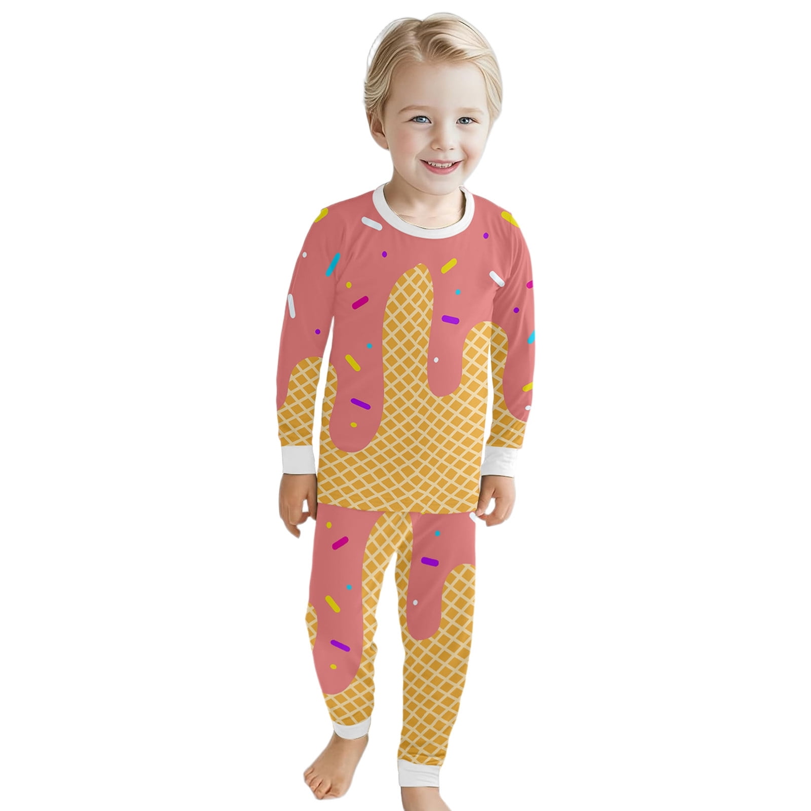 Pyjama Garçon Hiver En Velours - Haut Manche Longue + Pantalon, Chaud Et Confortable
