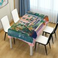 thumbnail image 4 of Yayeee Tablecloths 60" x 108" Rectangle Wrinkle Resistant Party Table Cover, Window Scene, 4 of 8