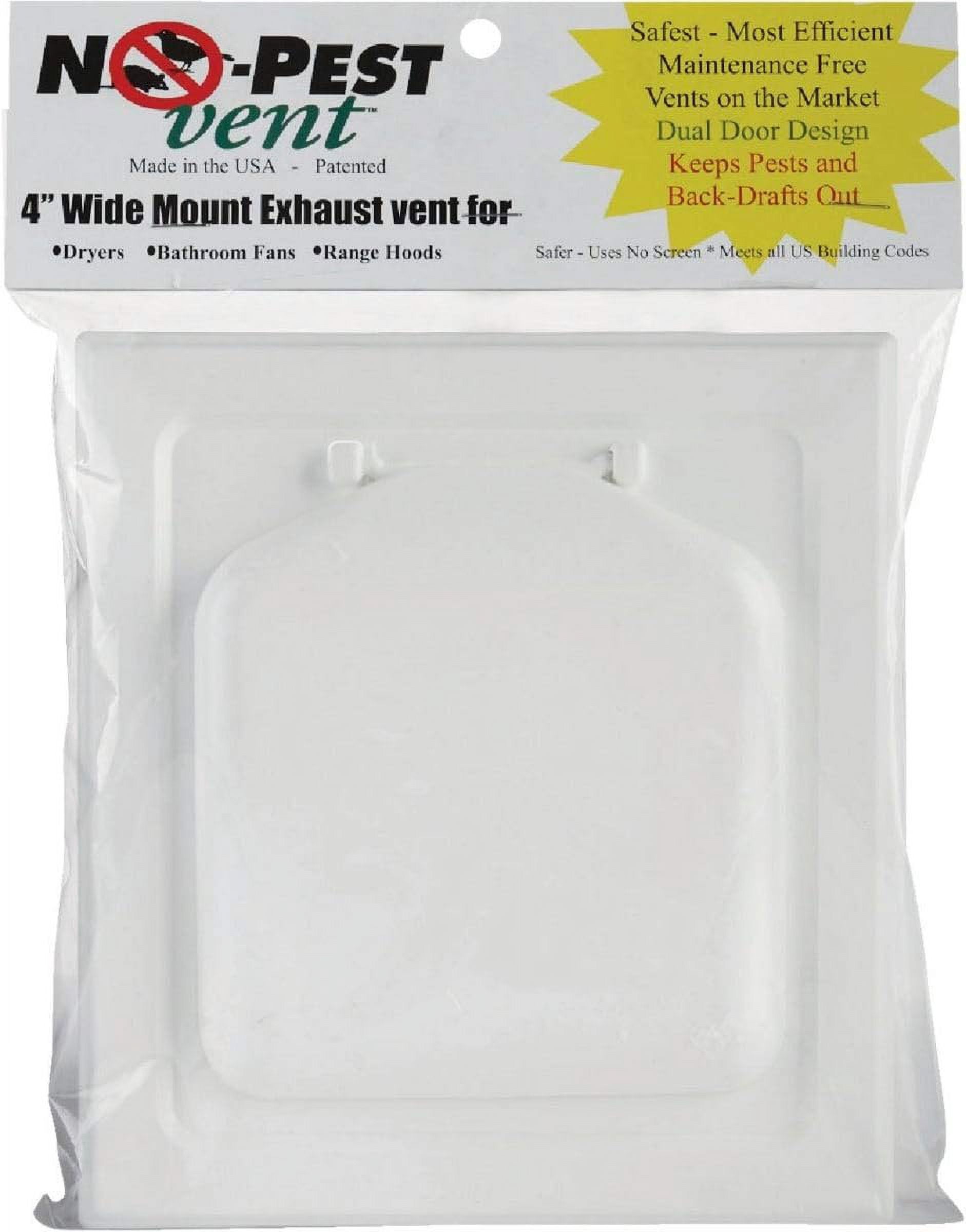 P Tec Products Wide Mount Vent White