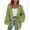 Green, variant on Dellytop Womens Chunky Cardigan Cable Knit Oversized Open Front Cardigan Sweaters