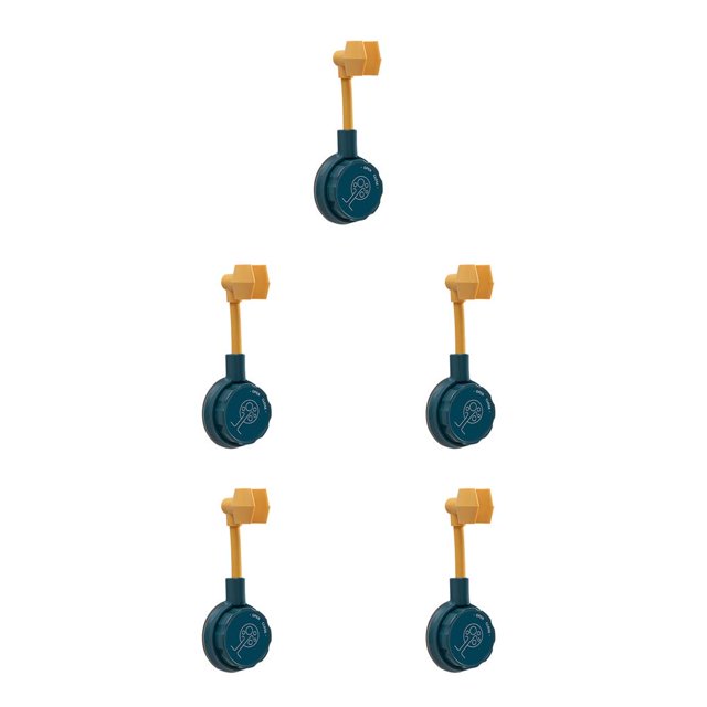 Inteprter Soporte de ducha Universal ajustable de 360 °, soporte de cabezal de ducha de baño sin perforaciones, ajuste de boquilla, Type5 NO5