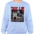 thumbnail image 2 of Horror Halloween Thug Life Sweatshirt Unisex Small Light Blue, 2 of 5