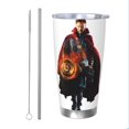 thumbnail image 1 of Vaso de 20 oz de Doctor Strange, taza de viaje para café con aislamiento al vacío de acero inoxidable, taza de café, taza de viaje con tapa, taza térmica para exteriores, 1 of 8