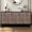 Antique brown, variant on Hollow Four-Door Storage / Primary Living Space Decor / Ventilated Display with Doors