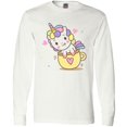 thumbnail image 3 of Inktastic Teacup Unicorn Long Sleeve T-Shirt, 3 of 5