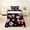 Black Pink 01, variant on Erosebridal Softball Sports Kids Twin Sheet Sets, Pink Watercolor Bow Bedding, 3 Pieces