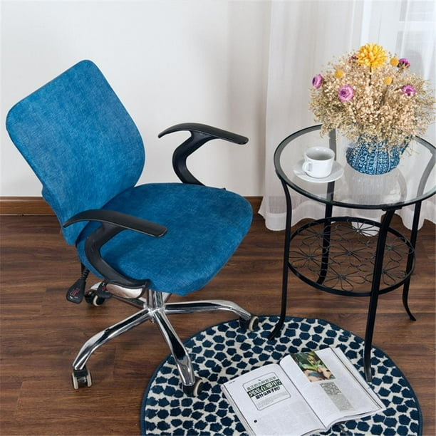 Funda para Silla de Oficina perfecl Giratoria 14-20 Pulgadas Azul oscuro