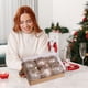thumbnail image 4 of Christmas Decorations 8cm/6pcs Fine Transparent Painted Christmas Gift Box Christmas Tree Pendant, 4 of 7