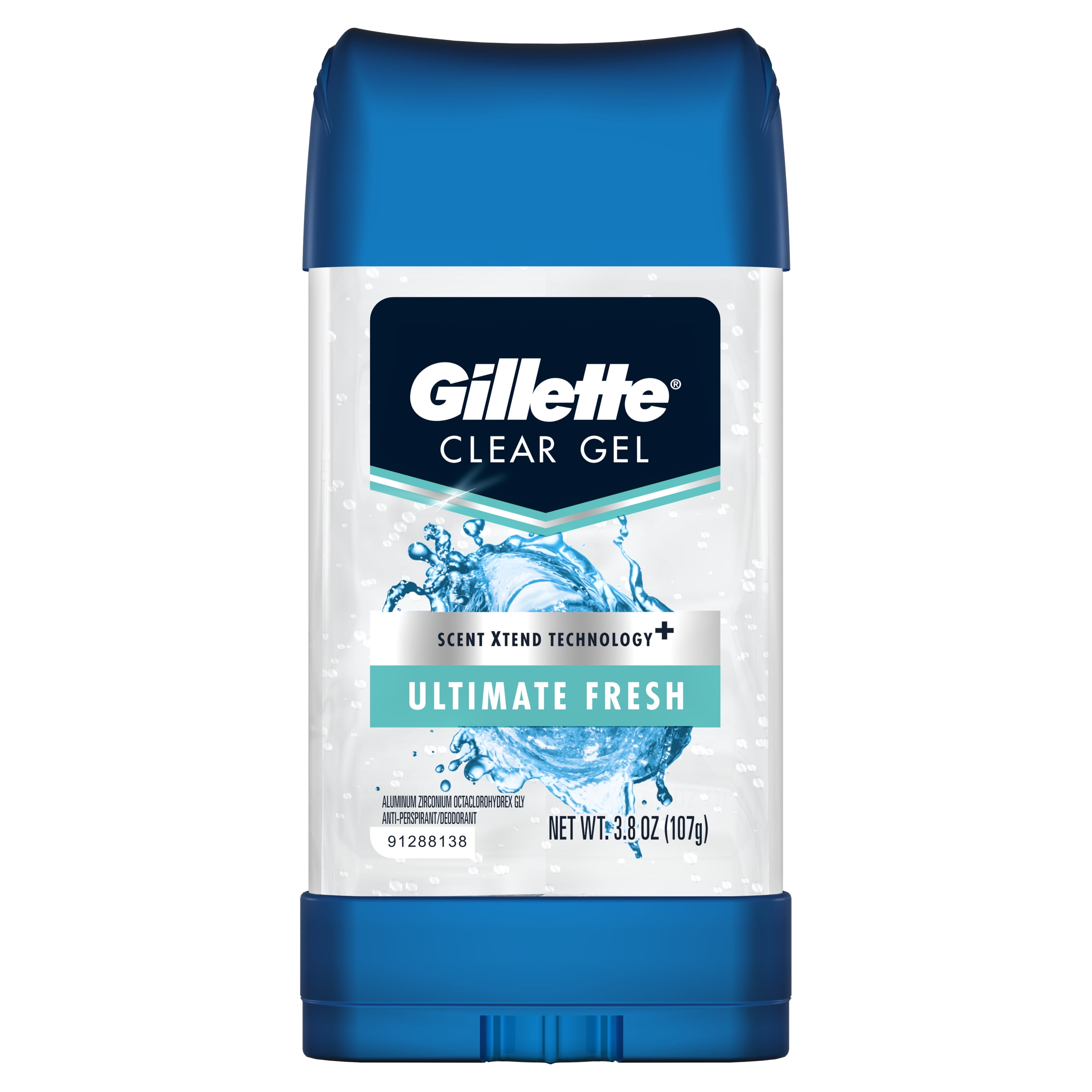 Gillette Ultimate Fresh Clear Gel Men's Antiperspirant and Deodorant 3.