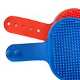 thumbnail image 3 of Cepillo de masaje para perros y gatos, cerdas de silicona suave, cepillo de baño para mascotas, dispensador de champú, cerdas de goma (rojo + azul) ShuxiuWang 9024735005476, 3 of 5